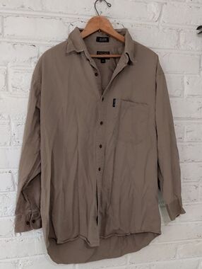Chap's Ralph Lauren Casual Long-Sleeve Shirt in Taupe